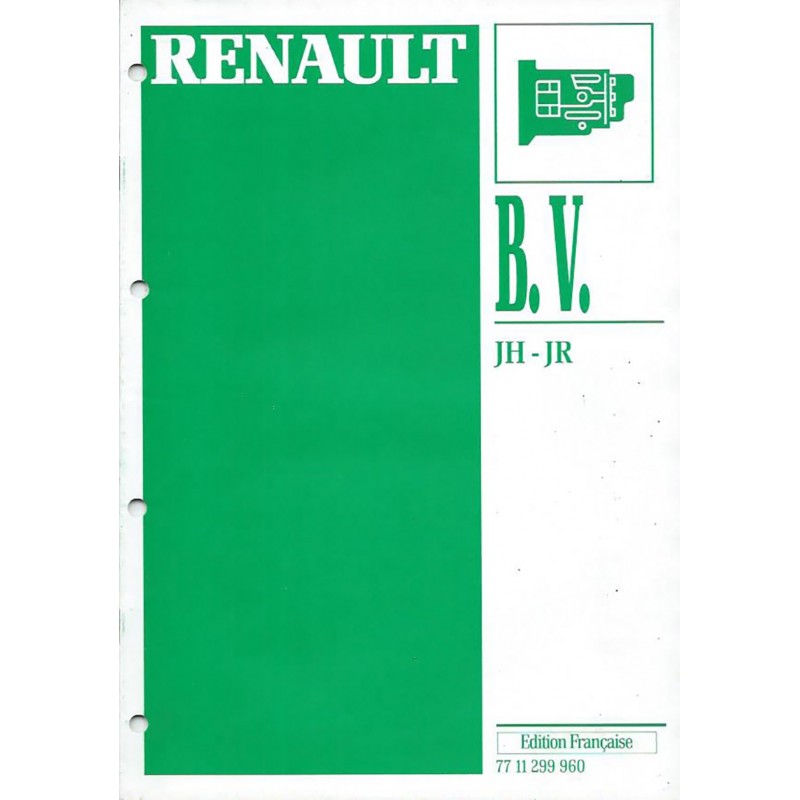 Manuel Reparation BV JH / JR Manuel Reparation BV JH / JR