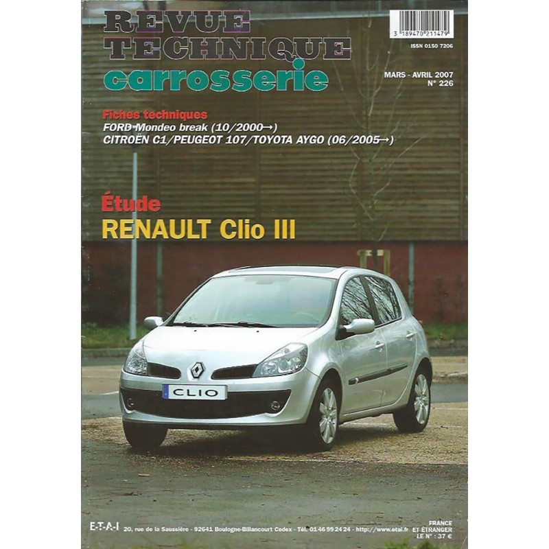 Revue Technique Carrosserie Revue Technique Carrosserie