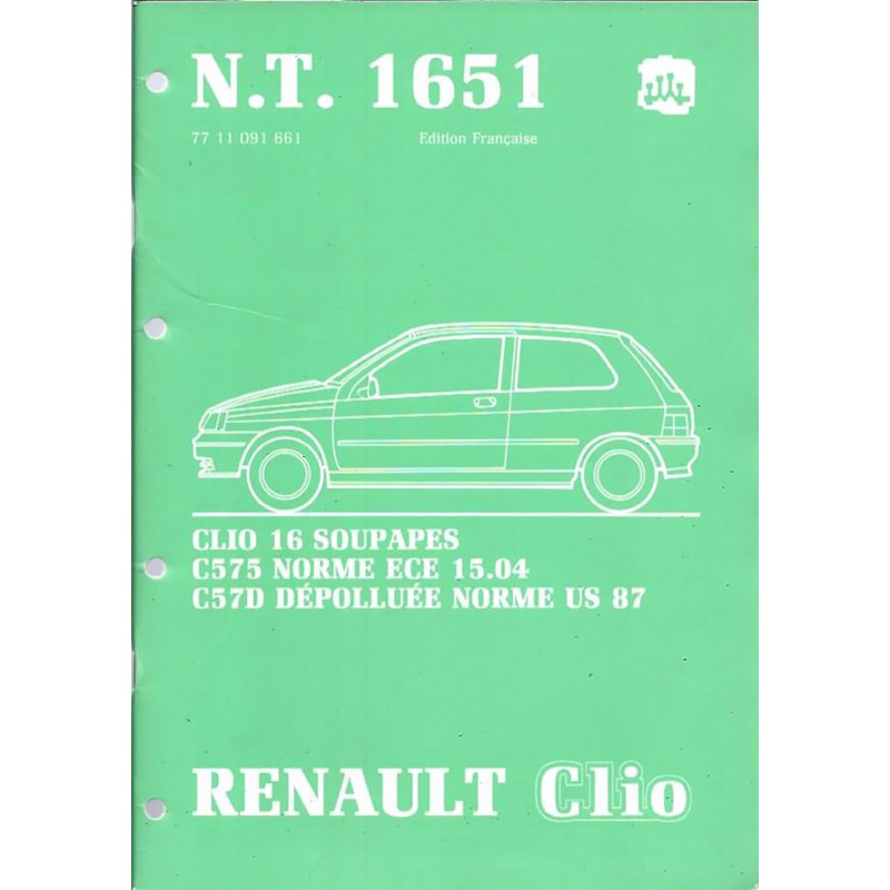 Doc Technique Clio 16 S