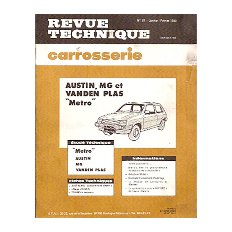 Revue Technique Carrosserie