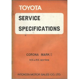 Service Specifications 1972