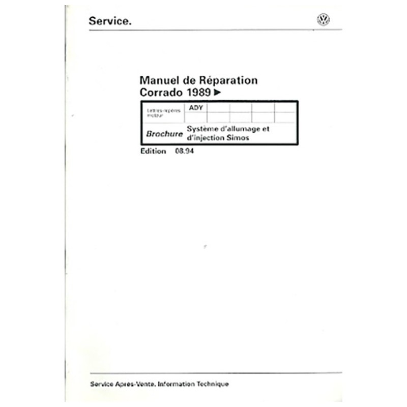 Manuel Reparation Injection