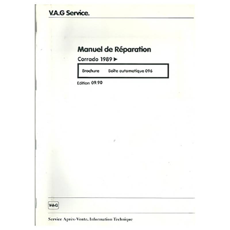 Manuel Reparation BV Auto 096