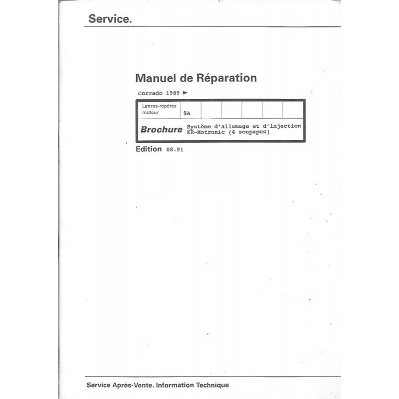 Manuel Reparation KE-Motronic