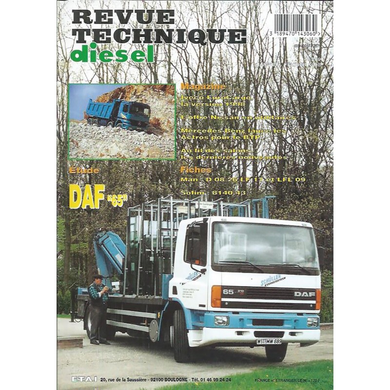 Revue Technique Diesel 1998 Revue Technique Diesel 1998