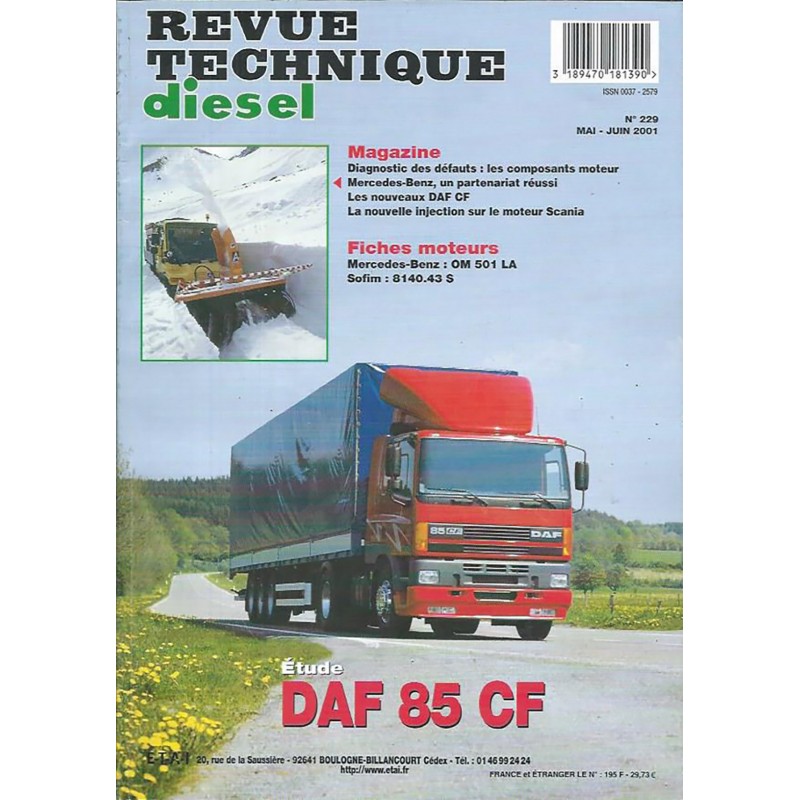 Revue Technique Diesel 2001