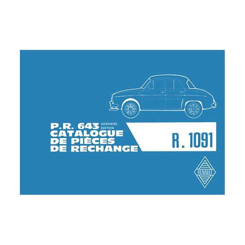 Catalogue de Pieces R 1091 Catalogue de Pieces R 1091