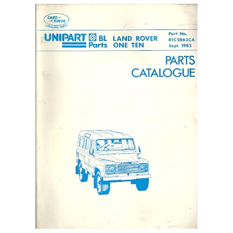 Catalogue de Pieces 1983