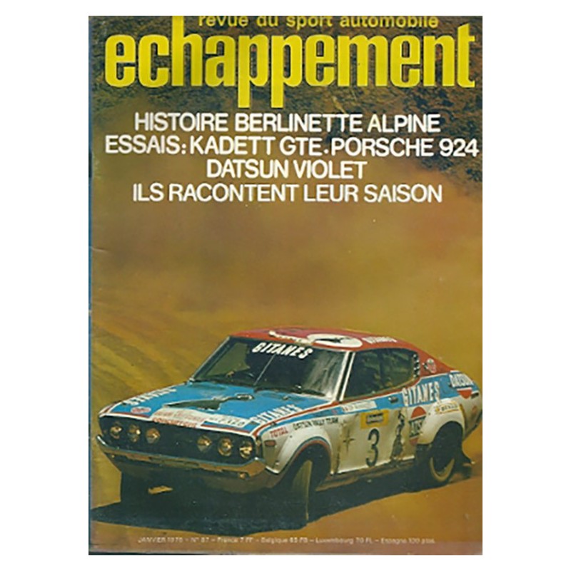 Echappement N° 87