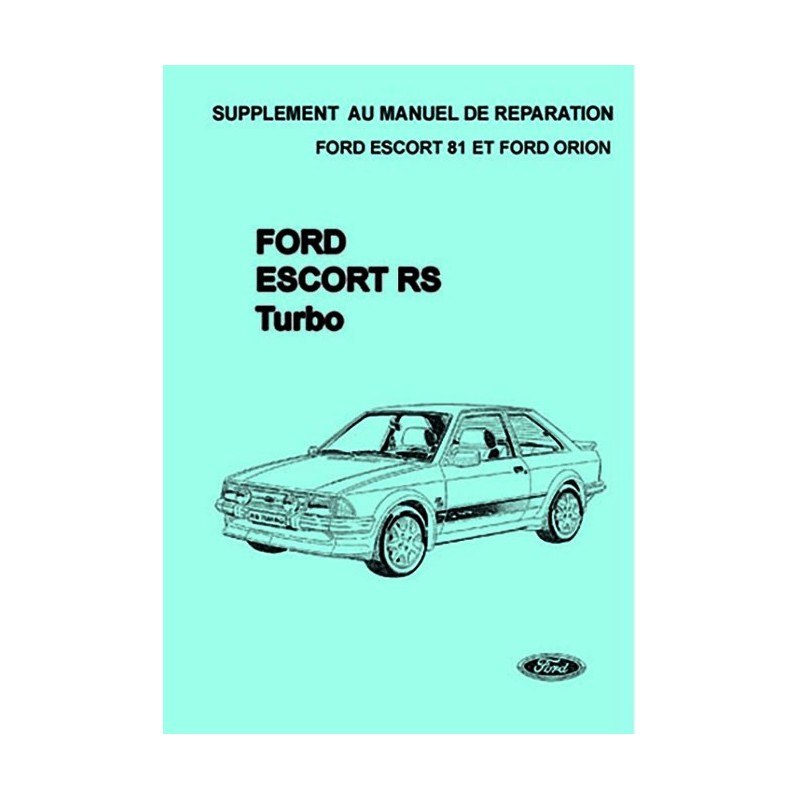 Manuel Reparation RS Turbo Manuel Reparation RS Turbo