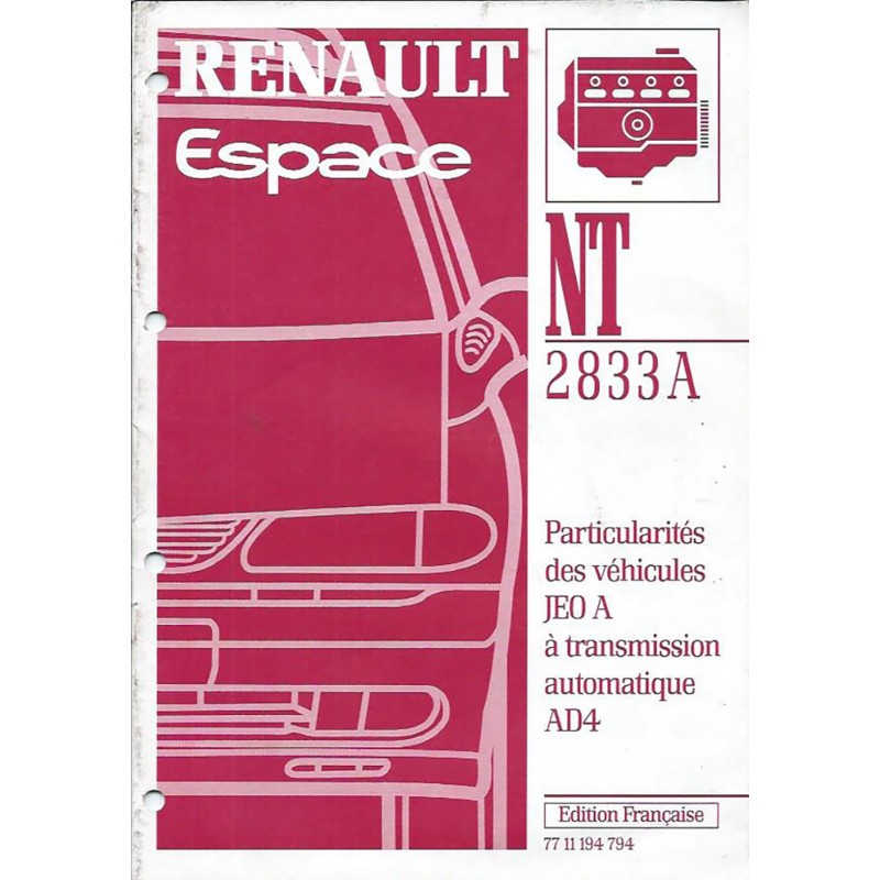Manuel Reparation BV Auto AD4 Manuel Reparation BV Auto AD4