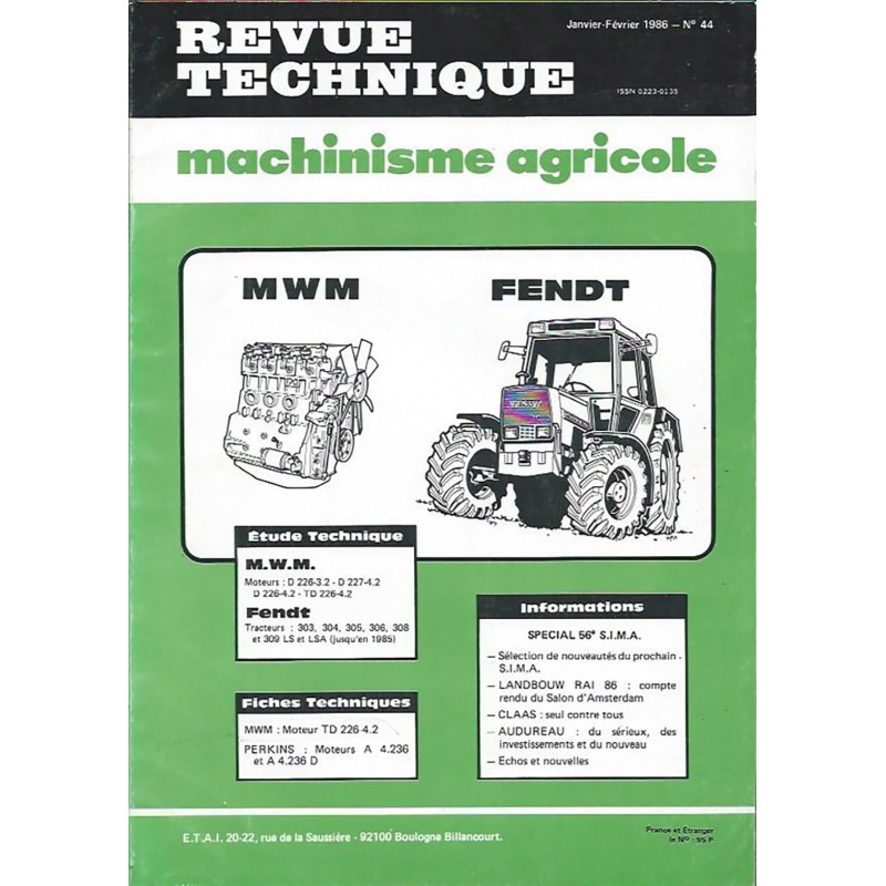 Revue Technique 303 / 309