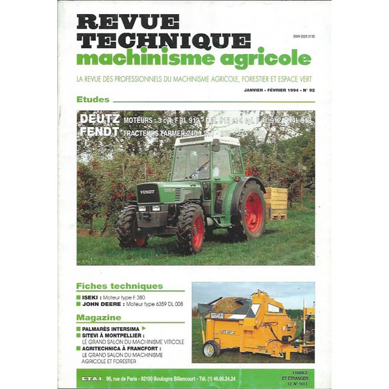 Revue Technique Serie Farmer