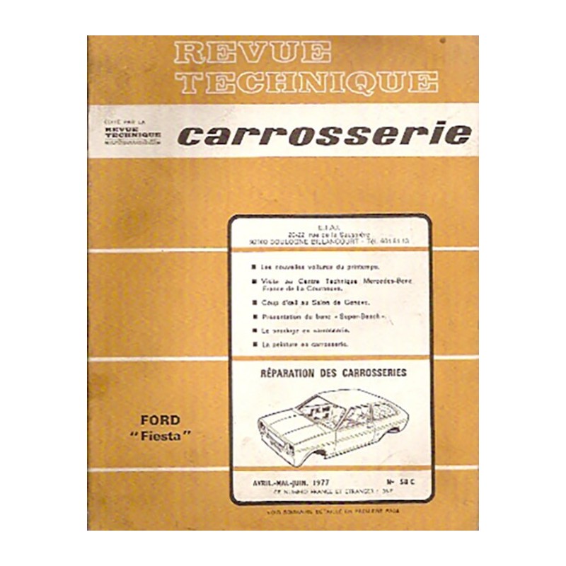 Revue Technique Carrosserie Revue Technique Carrosserie