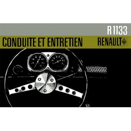 Notice d' Entretien R 1133 1965