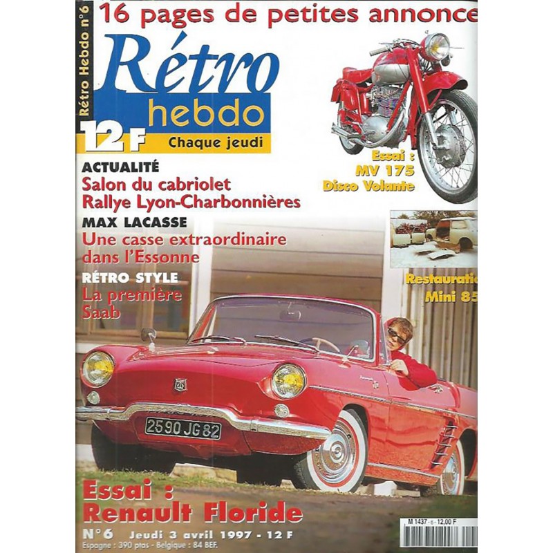Retro Hebdo N° 6 Retro Hebdo N° 6