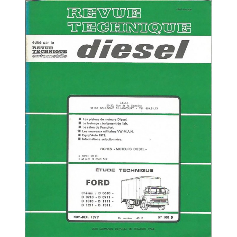 Revue Technique Serie D