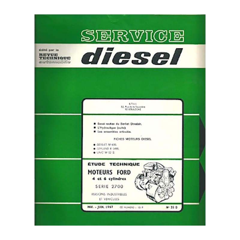 Revue Technique Moteurs 2700