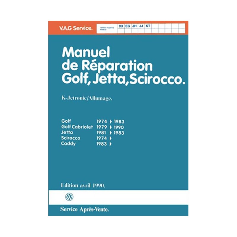 Manuel Reparation Golf GTi Manuel Reparation Golf GTi
